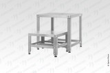 Подставка для оборудования ПДОн - 500*500*500 "Norma Inox" Подставка для оборудования ПДОн - 500*500*500 "Norma Inox"